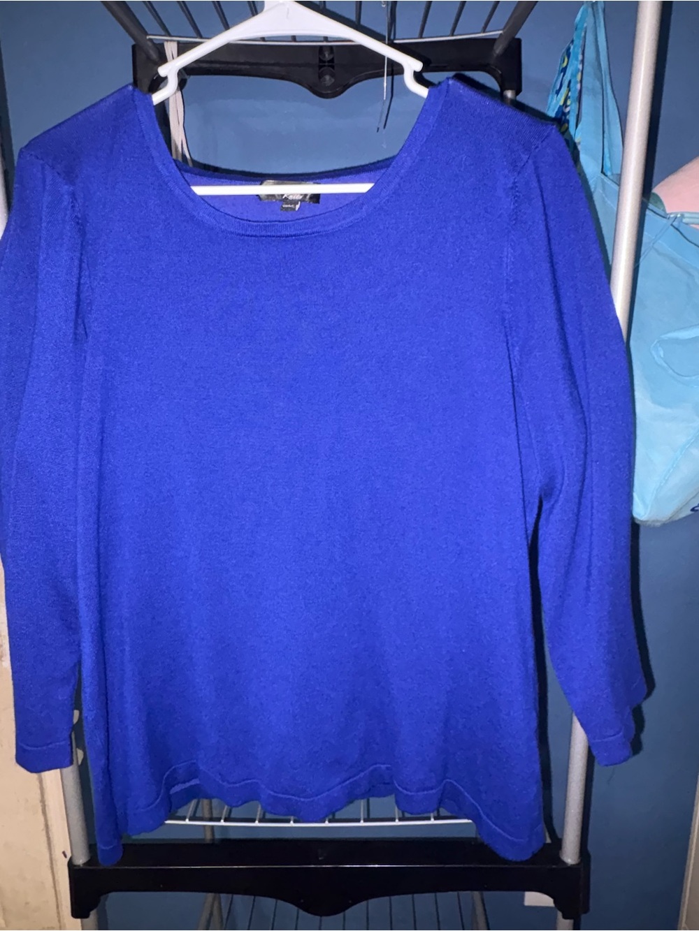Spense Women's Crewneck Sweater in Cobalt Blue